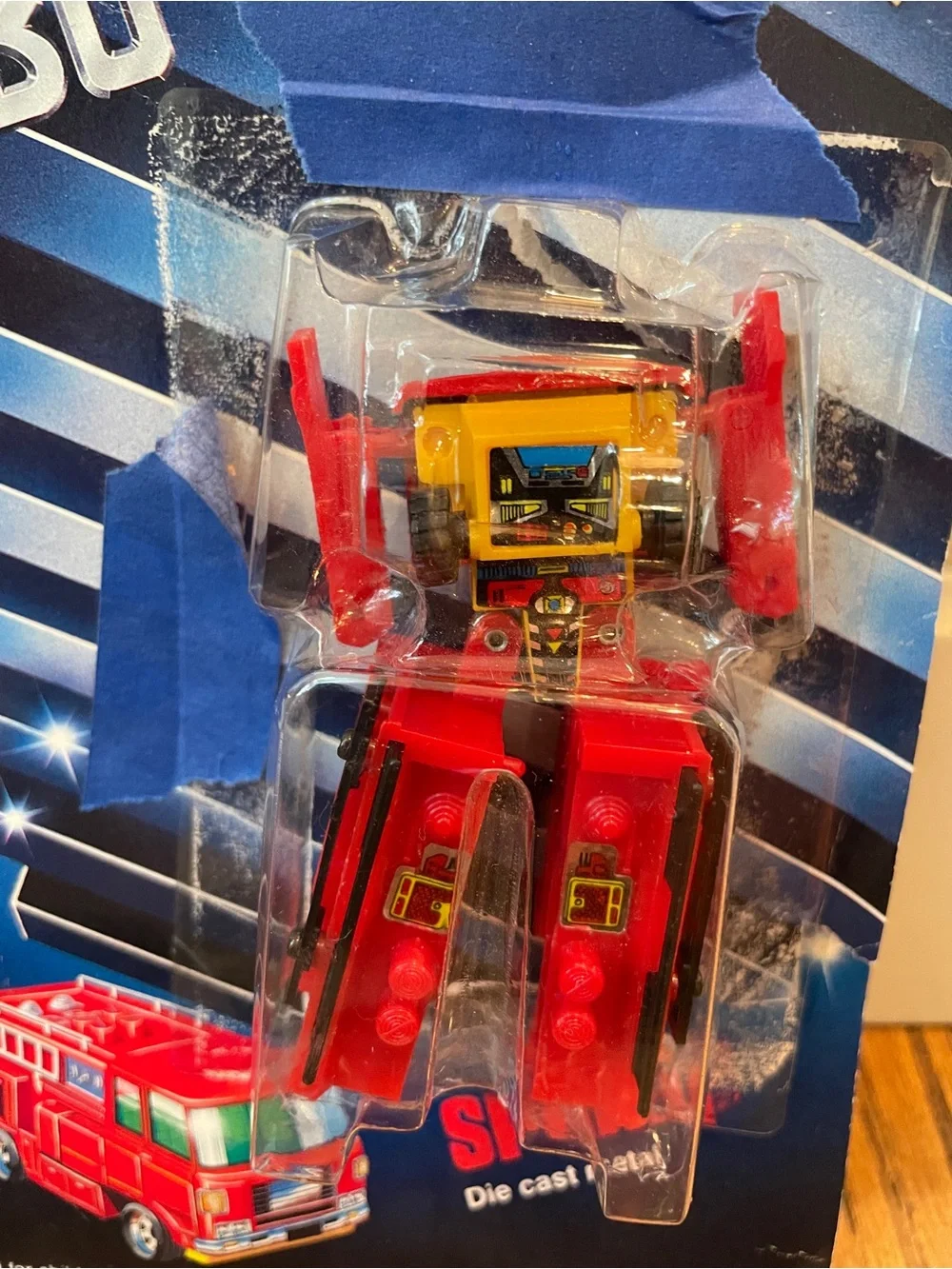 Vintage 1984 Gakken Henshin Robo Sphinx Die Cast Transforming Robot Japan- RARE